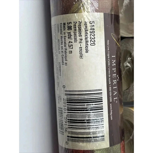 Prepasted wallpaper BORDER/Strawberries/Raymond Waites Kitchen/51492320/Yellow/5 - Picture 11 of 11